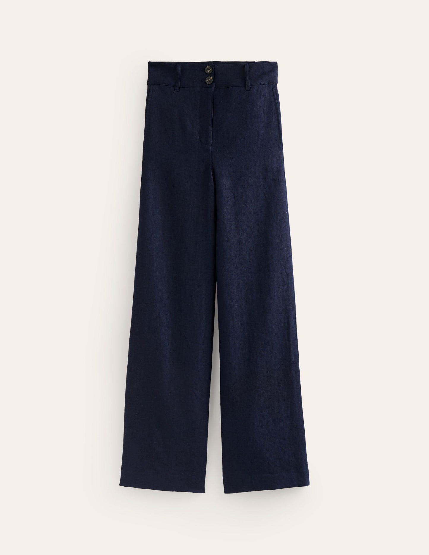 Westbourne Linen Pants-Navy