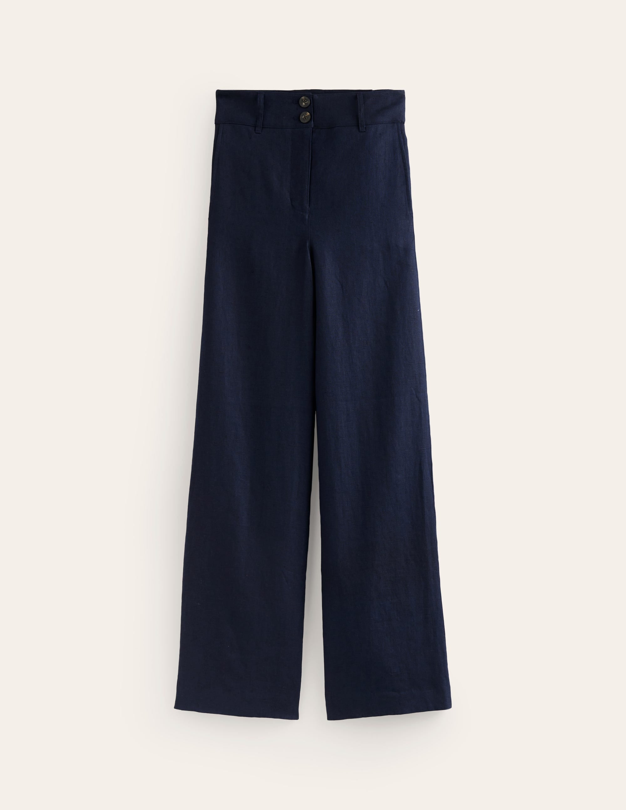 Westbourne Linen Pants-Navy - Image 5
