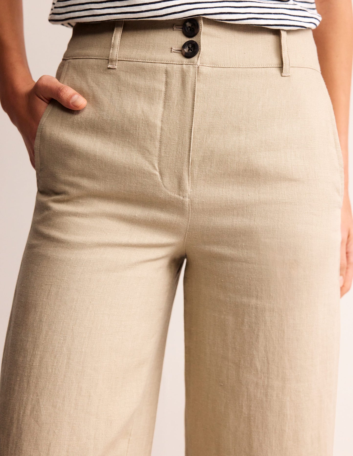 Westbourne Linen Pants-Neutral