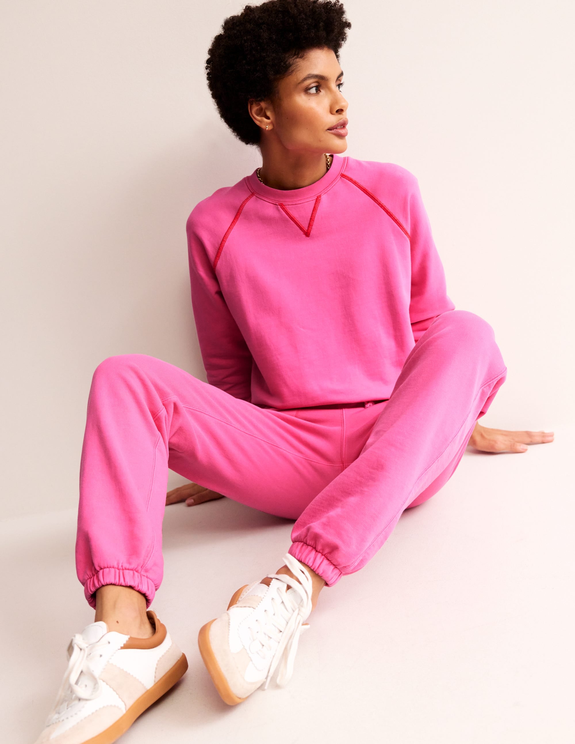 Washed Sweatpants-Sangria Sunset - Image 1