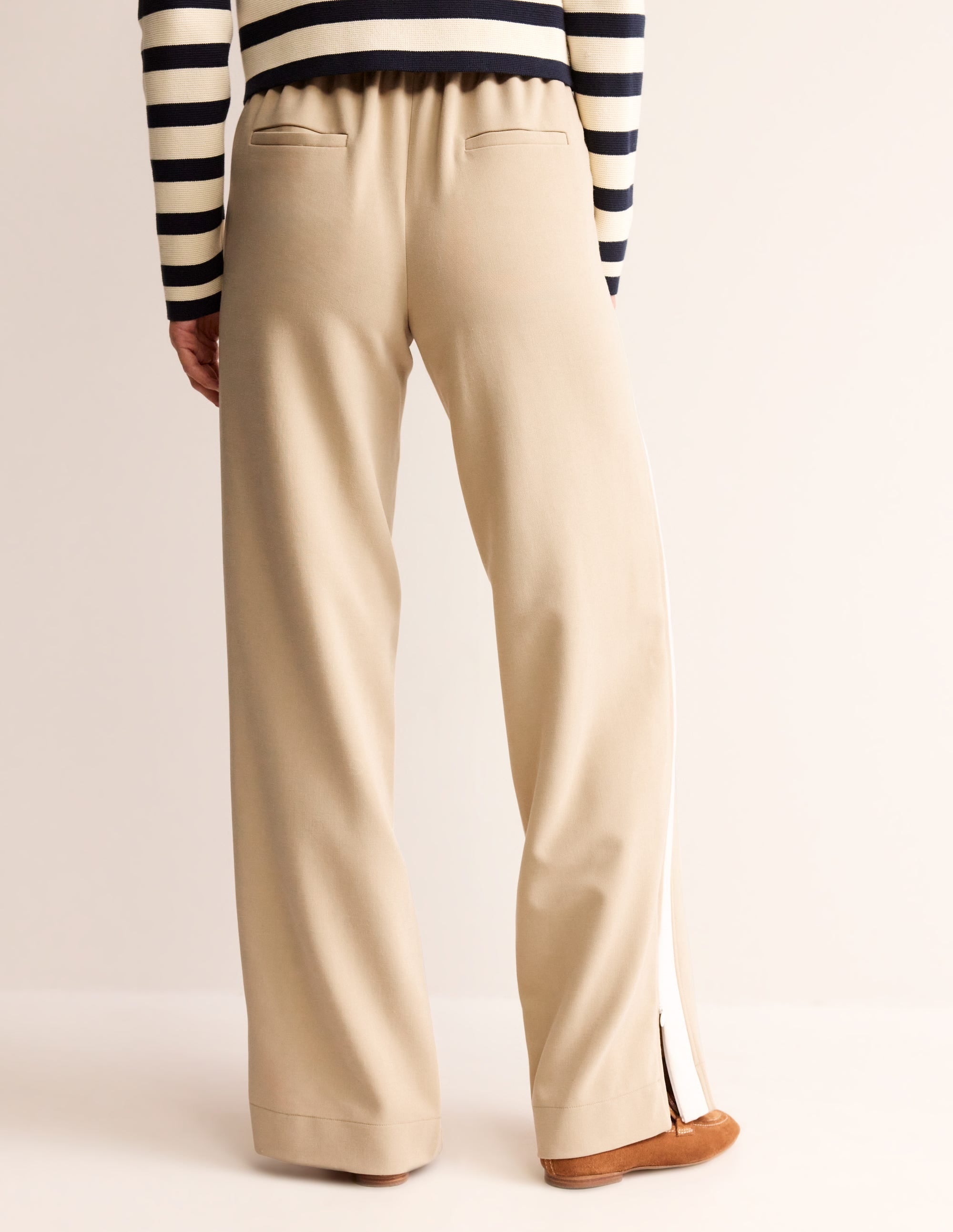 Side Stripe Pull-on Pants-Neutral - Image 3