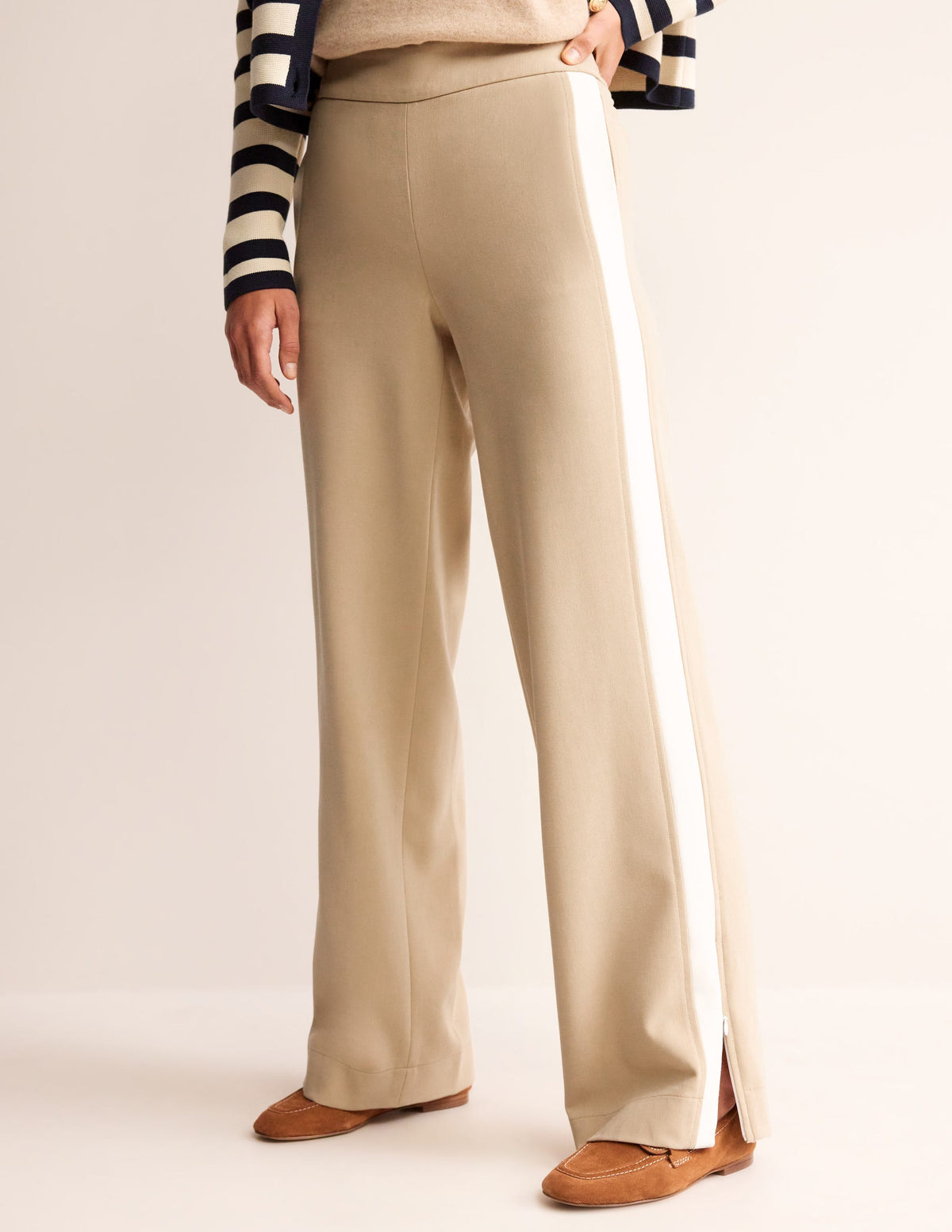 Side Stripe Pull-on Pants-Neutral - Image 4