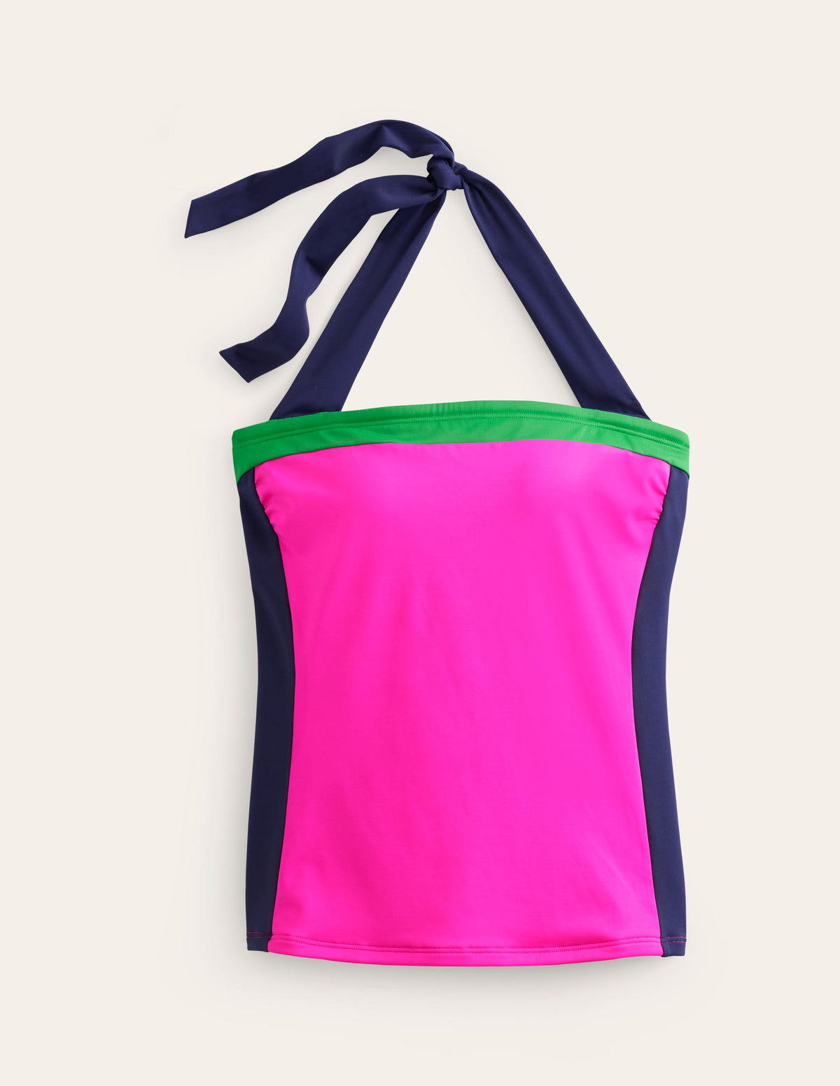 Santorini Tankini Top-Super Pink colourblock - Image 5