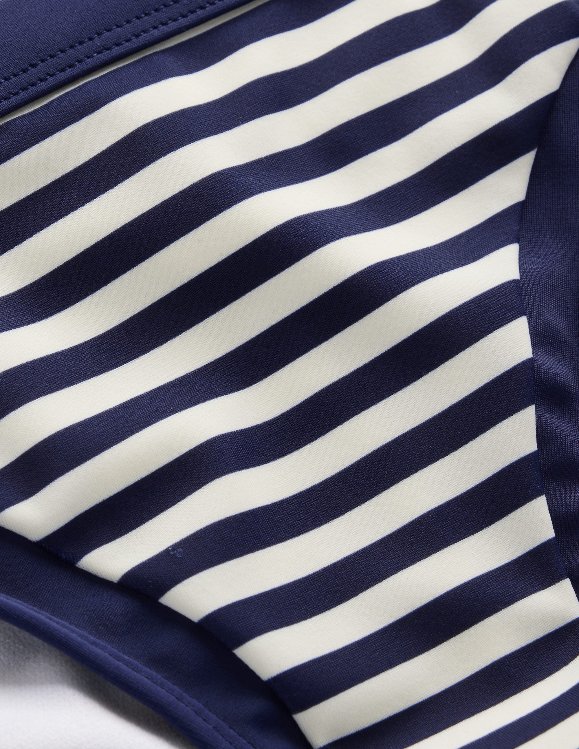 Santorini Bikini Bottoms-Navy/ Ivory Stripe - Image 6