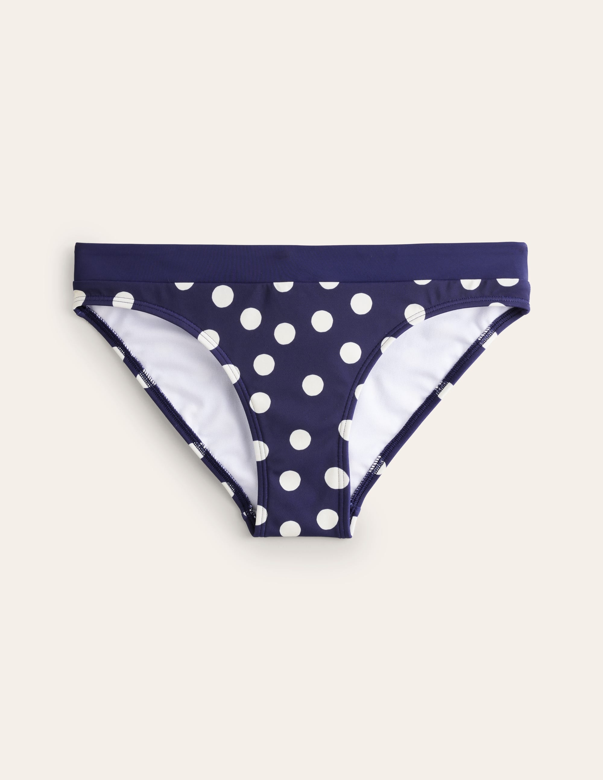 Ithaca Panel Bikini Bottoms-Navy Spot - Image 5