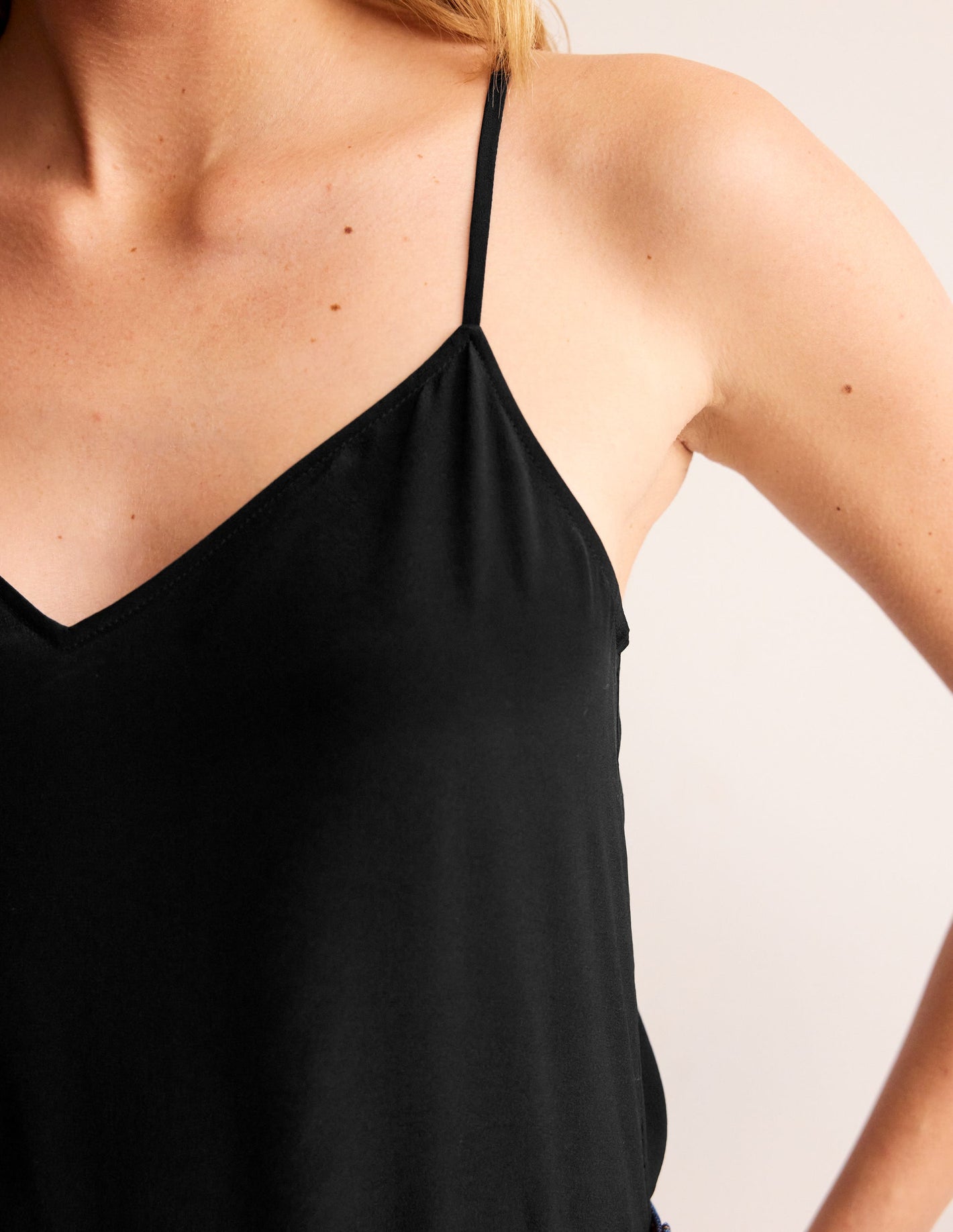 Silk Cami-Black