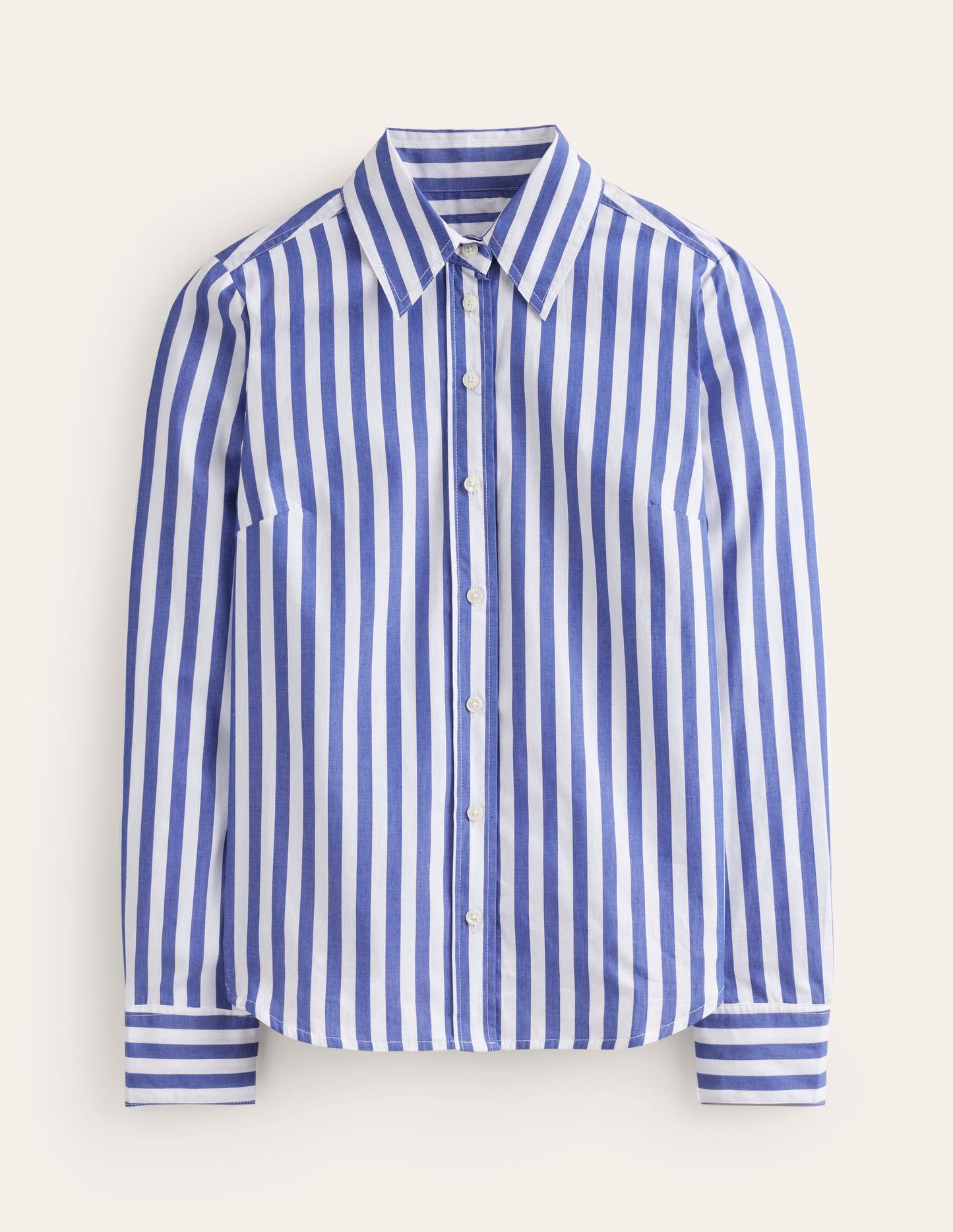 Sienna Cotton Shirt-Surf The Web Stripe