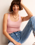Essential Scoop-Neck Tank-Milkshake