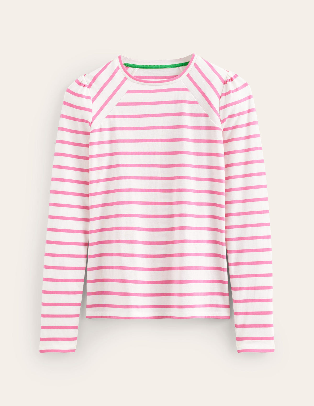 Arabella Stripe T-Shirt-Sangria Sunset - Image 5