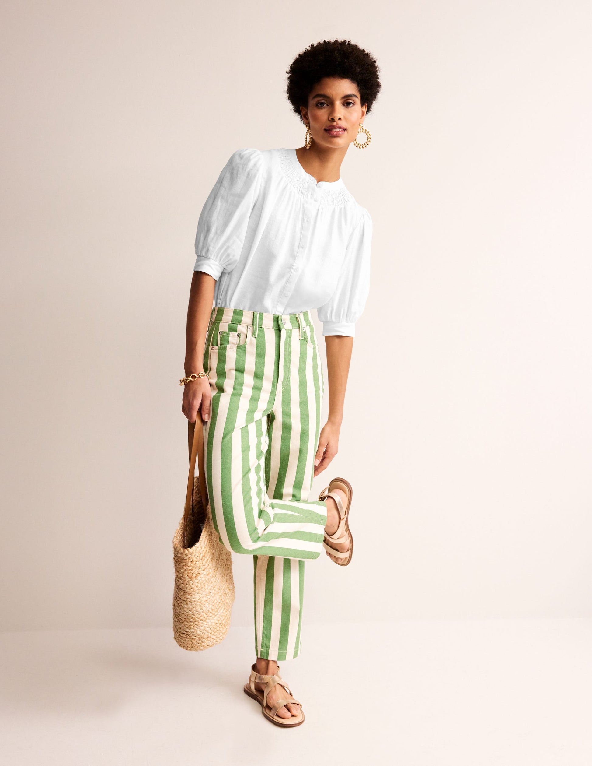 Ada Linen Top-White-5