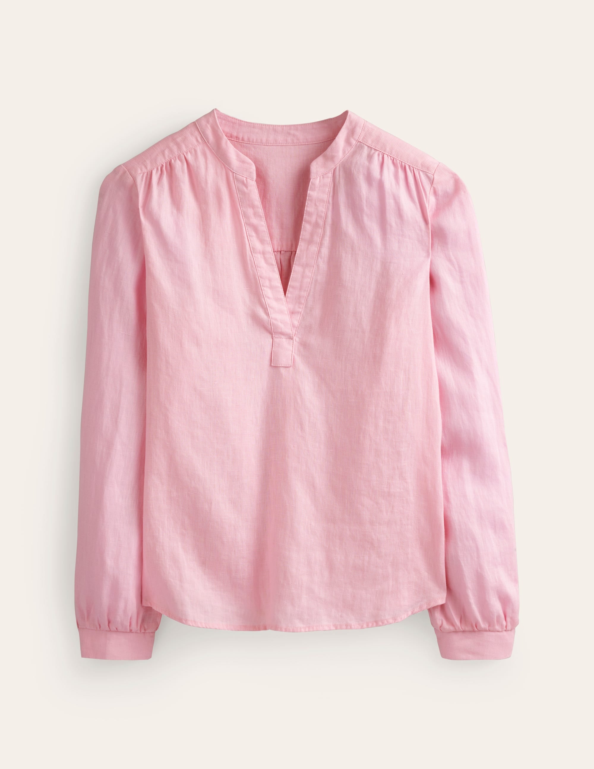 Alice Linen Top-Orchid Pink - Image 6