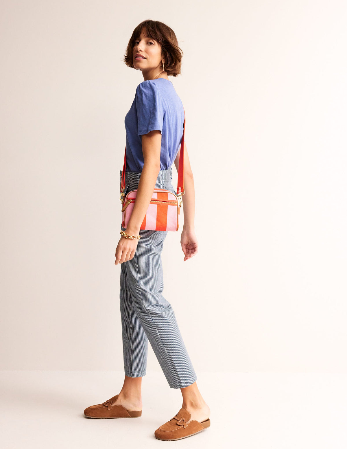 Cotton Puff Sleeve T-Shirt-Ebb and Flow - Image 4