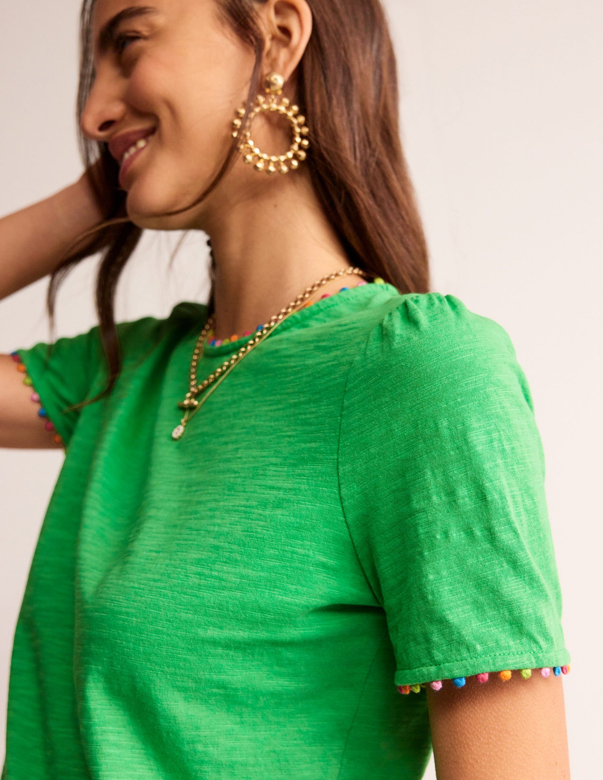 Ali Jersey T-Shirt-Kelly Green-2