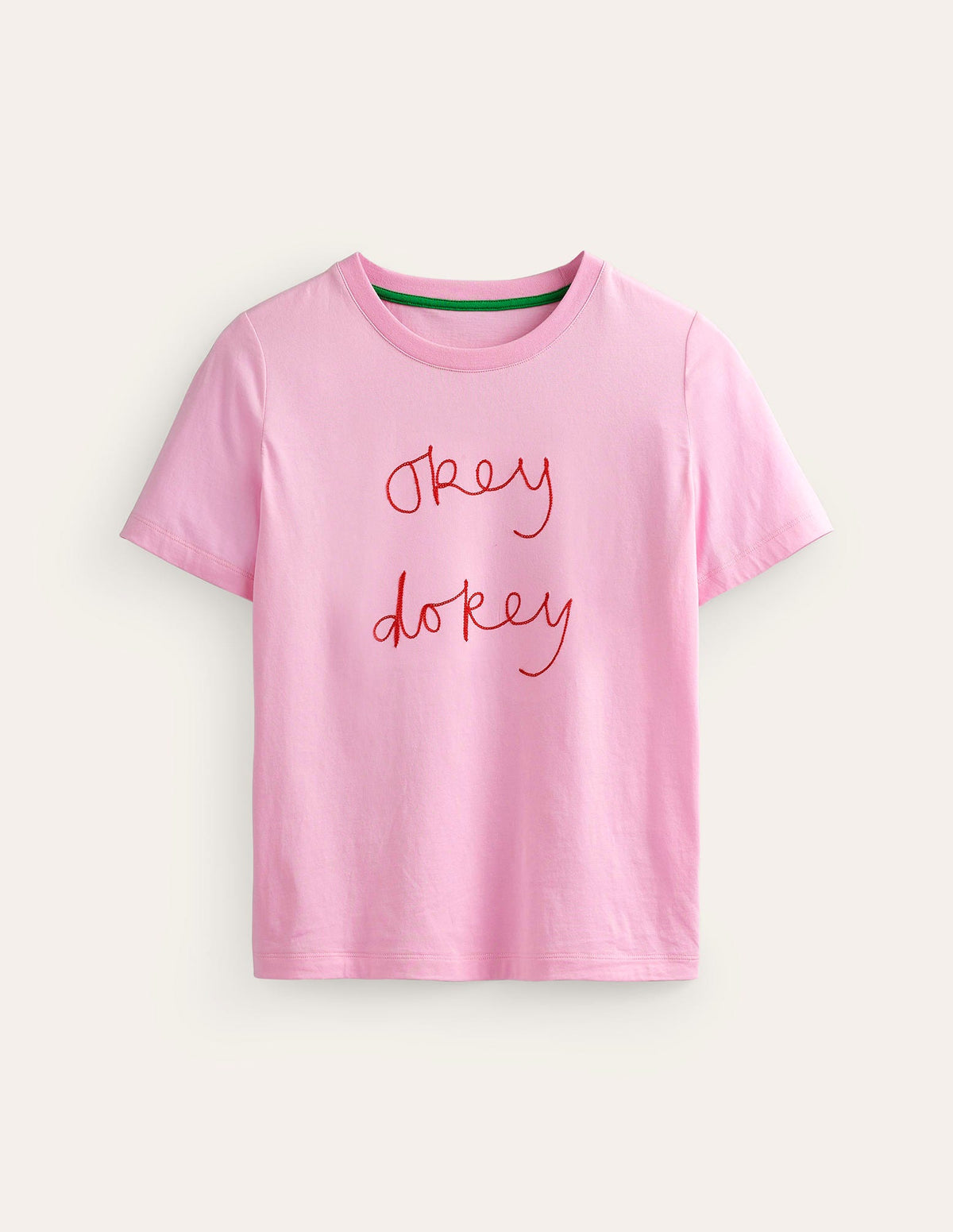 Rosa Embroidered T-Shirt-Sweet Lilac, Okey Dokey - Image 5