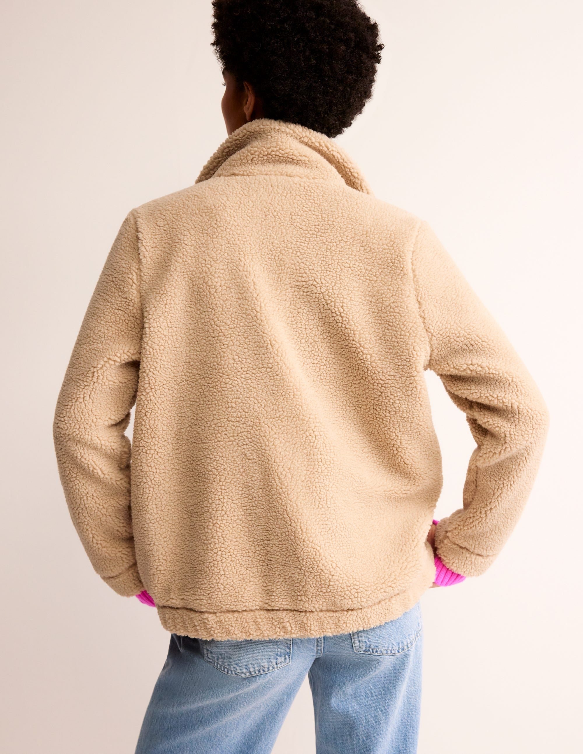 Borg Fleece-Mulberry, Antique Moss - Image 3