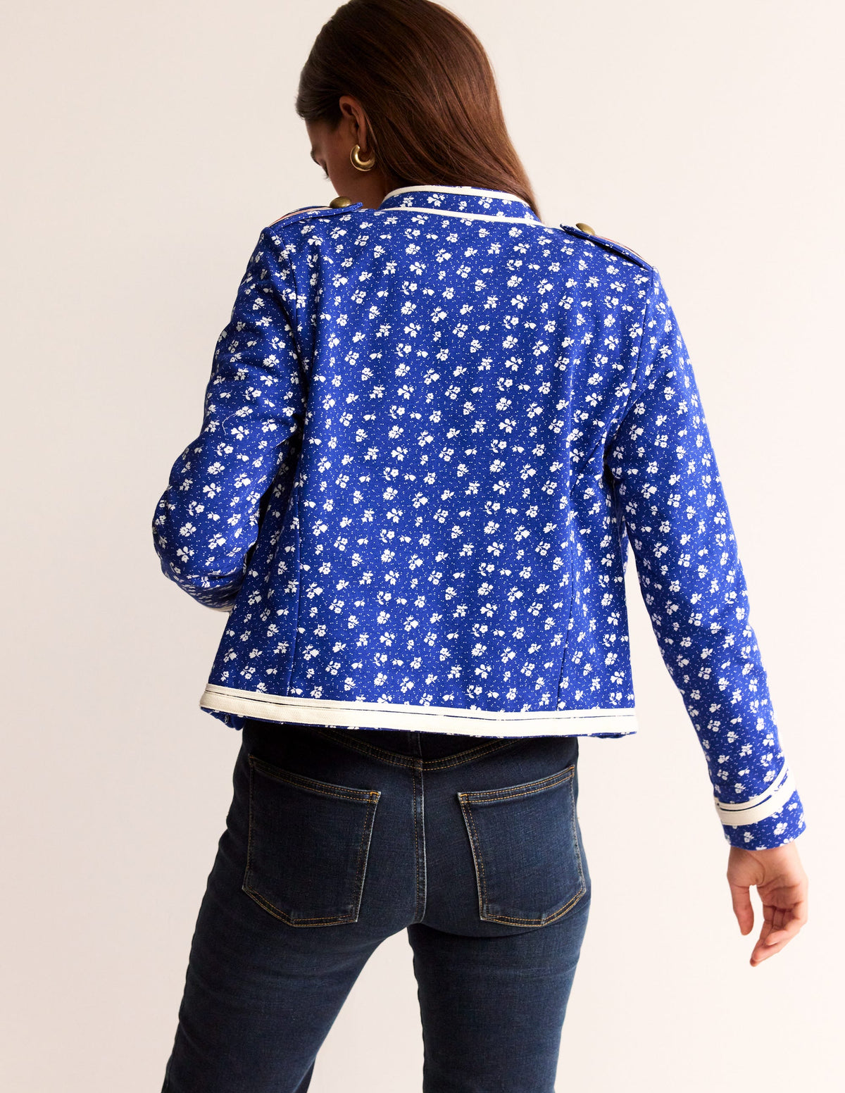 Jersey Military Jacket-Blue-3