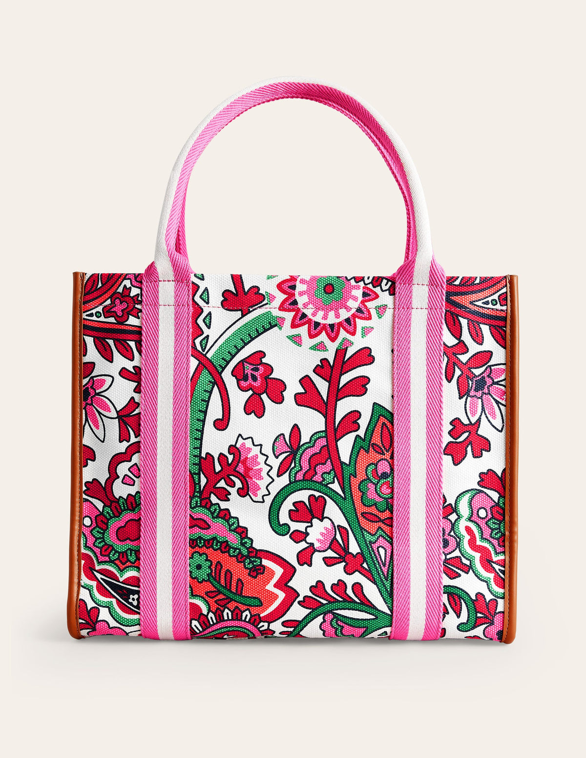 Tilda Canvas Tote Bag-Ivory, Fantastical Paisley - Image 2