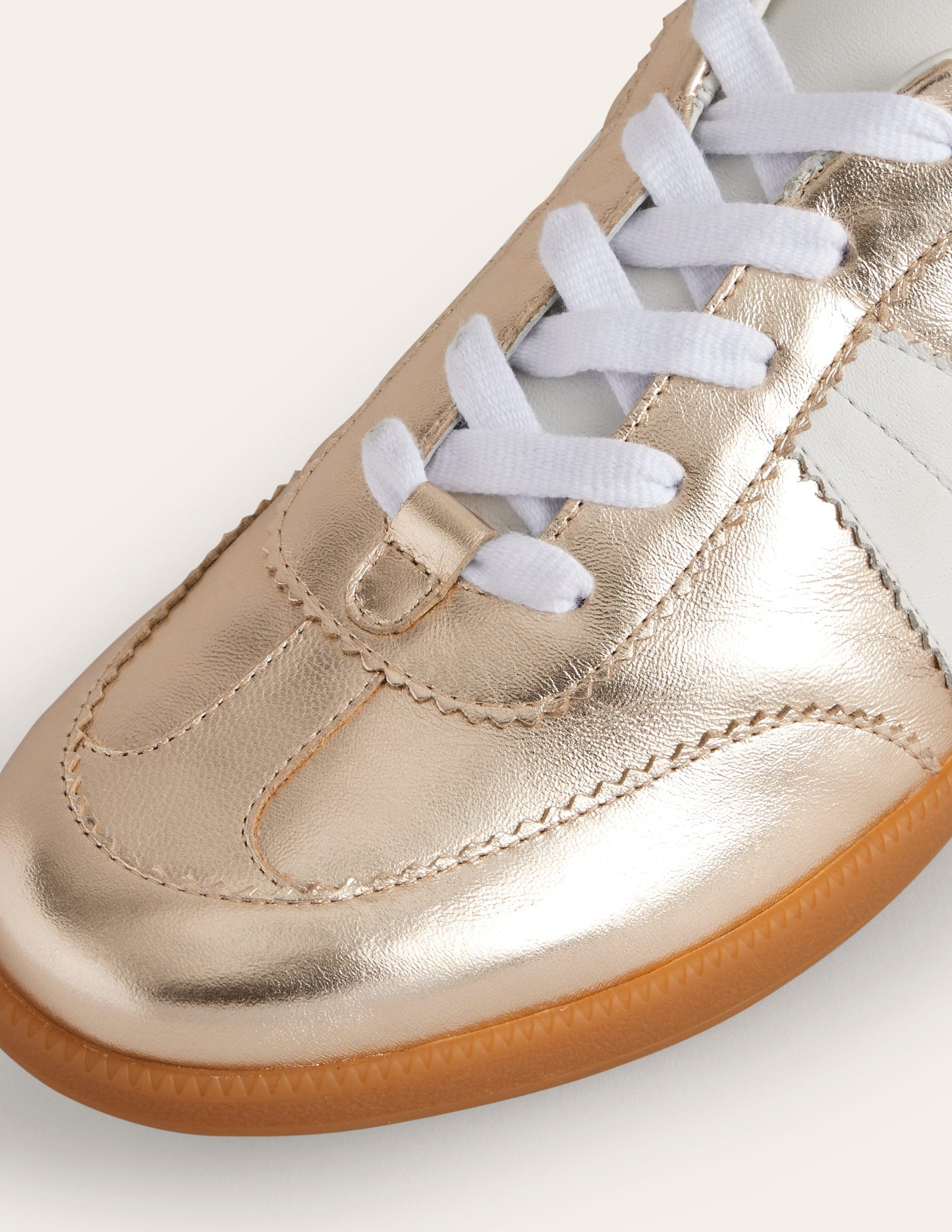 Erin Retro Tennis Sneakers-Gold Mix