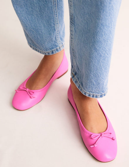 Kitty Flexi Sole Ballet Flats-Festival Pink