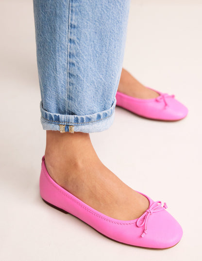 Kitty Flexi Sole Ballet Flats-Festival Pink