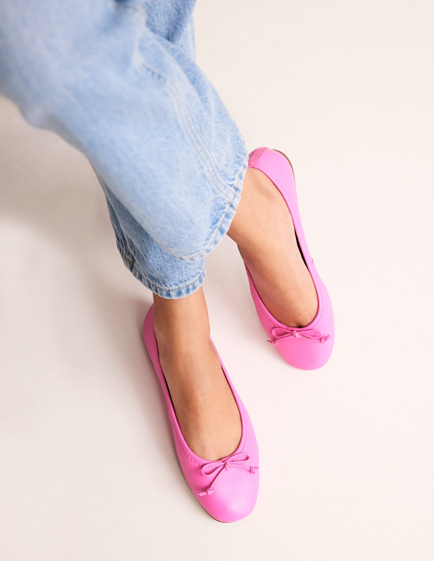 Kitty Flexi Sole Ballet Flats-Festival Pink