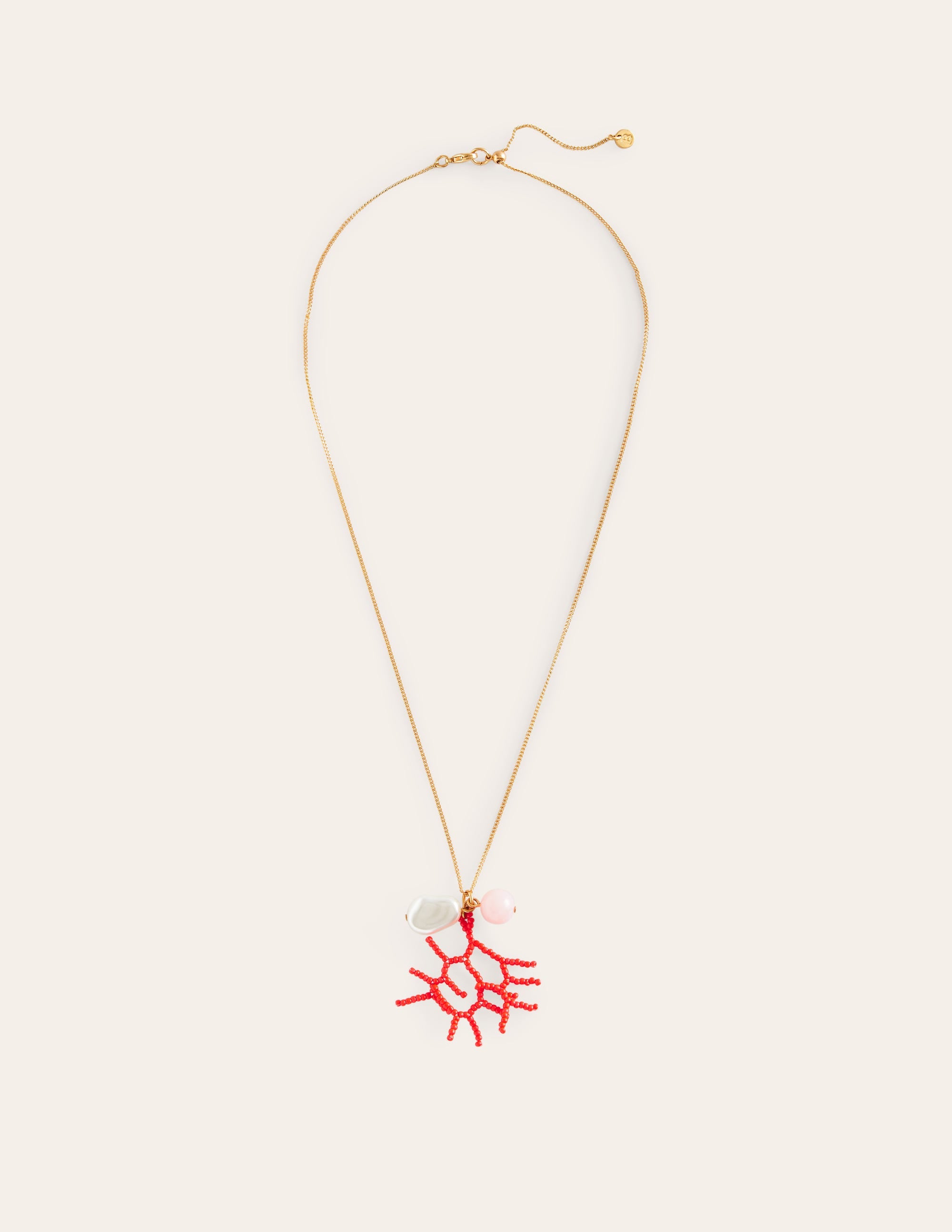 Cluster Hoop Pendant-Pink - Image 2