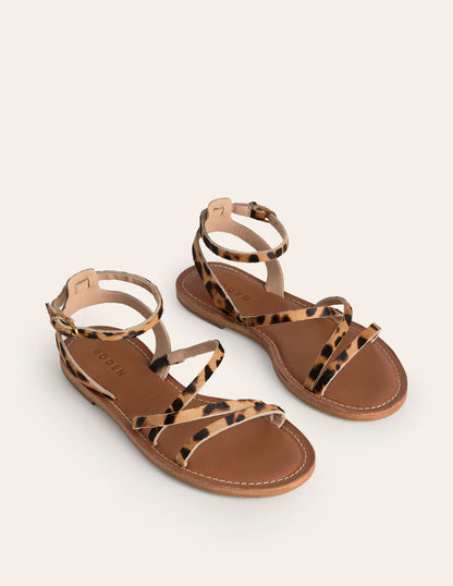 Everyday Flat Sandals-Classic Leopard