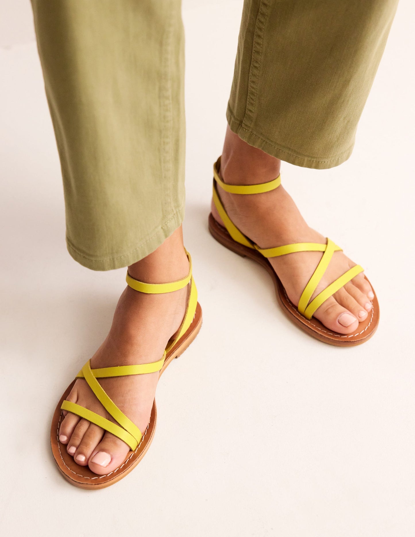 Everyday Flat Sandals-Mimosa Yellow