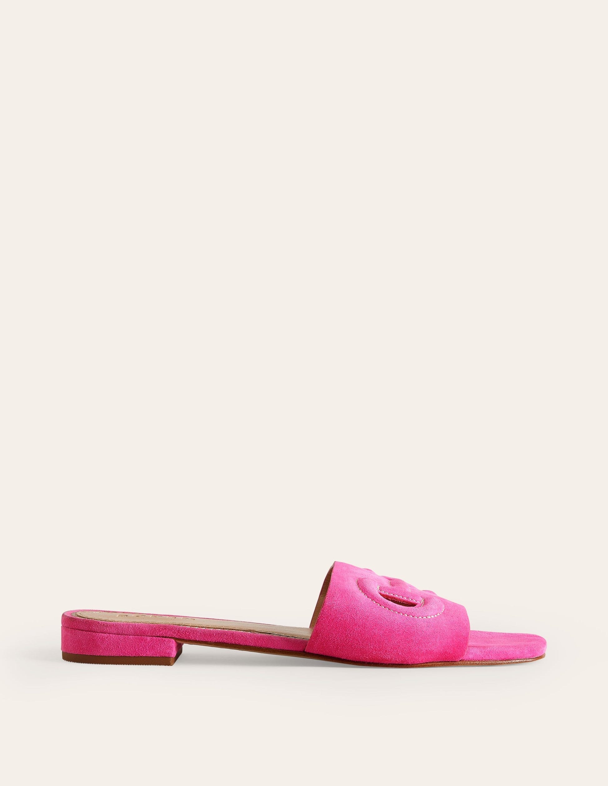 Stitch Cut Out Snaffle Sliders-Festival Pink-2