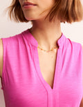 Layering Disk Necklace-Bright Multi