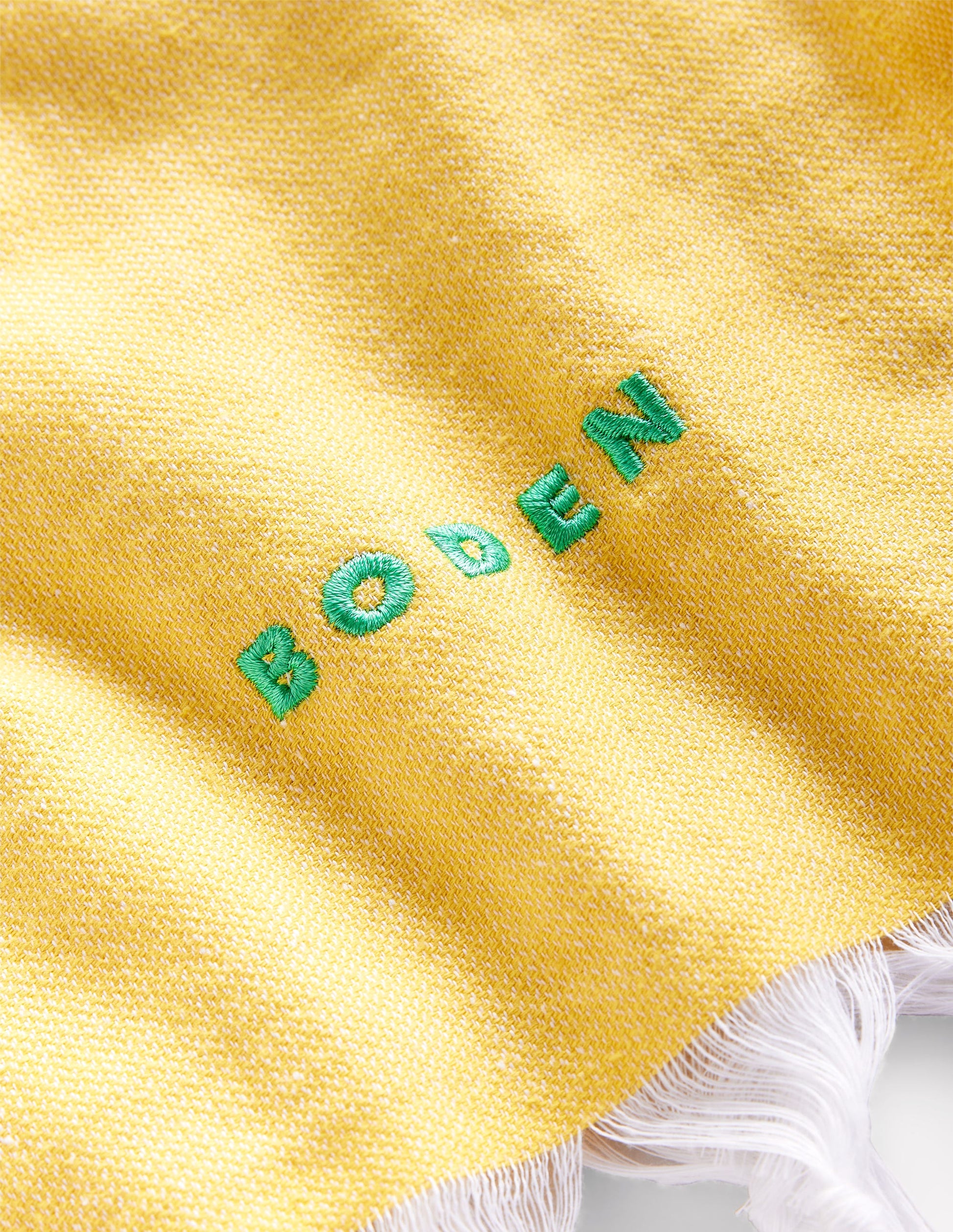 Hammam Towel-Mimosa Yellow and Bright Blue-2