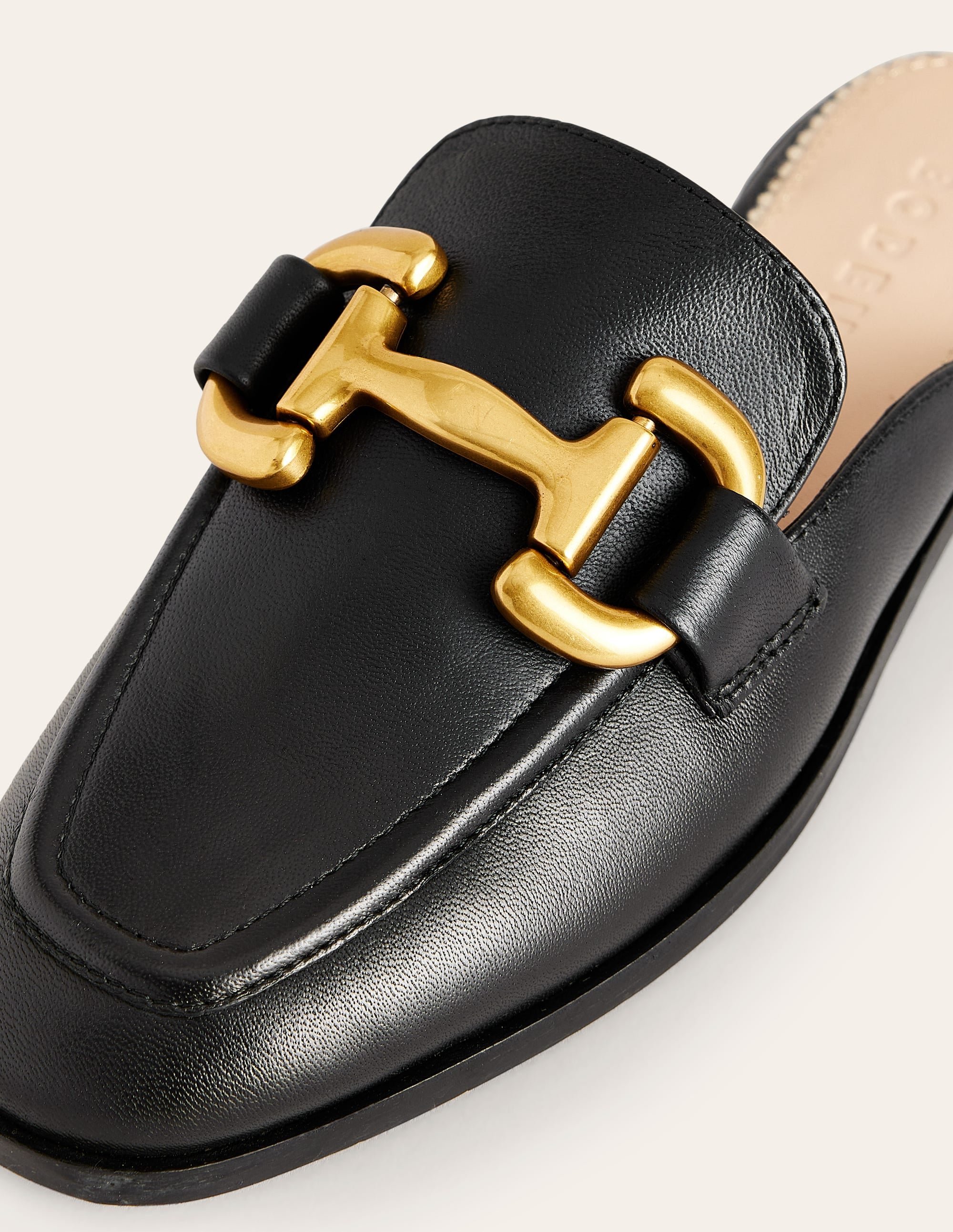 Iris Snaffle Mule Loafers-Black - Image 5