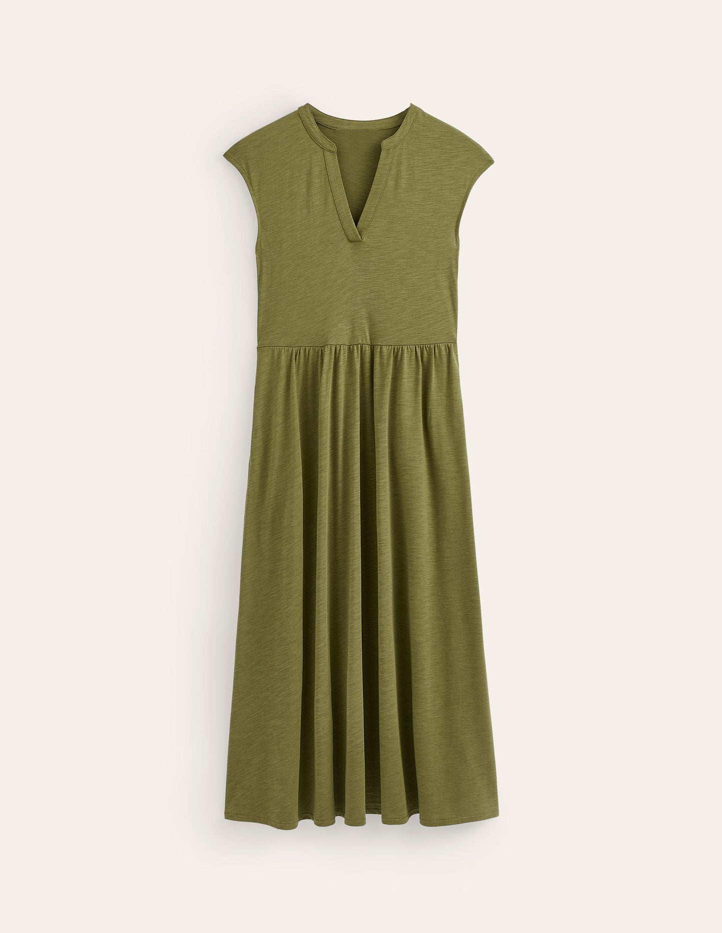 Chloe Notch Jersey Midi Dress-Mayfly