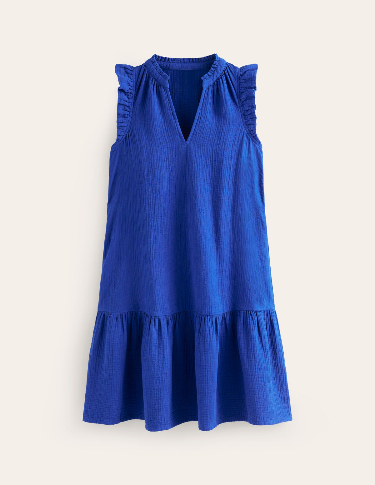 Daisy Double Cloth Short Dress-Surf The Web - Image 6