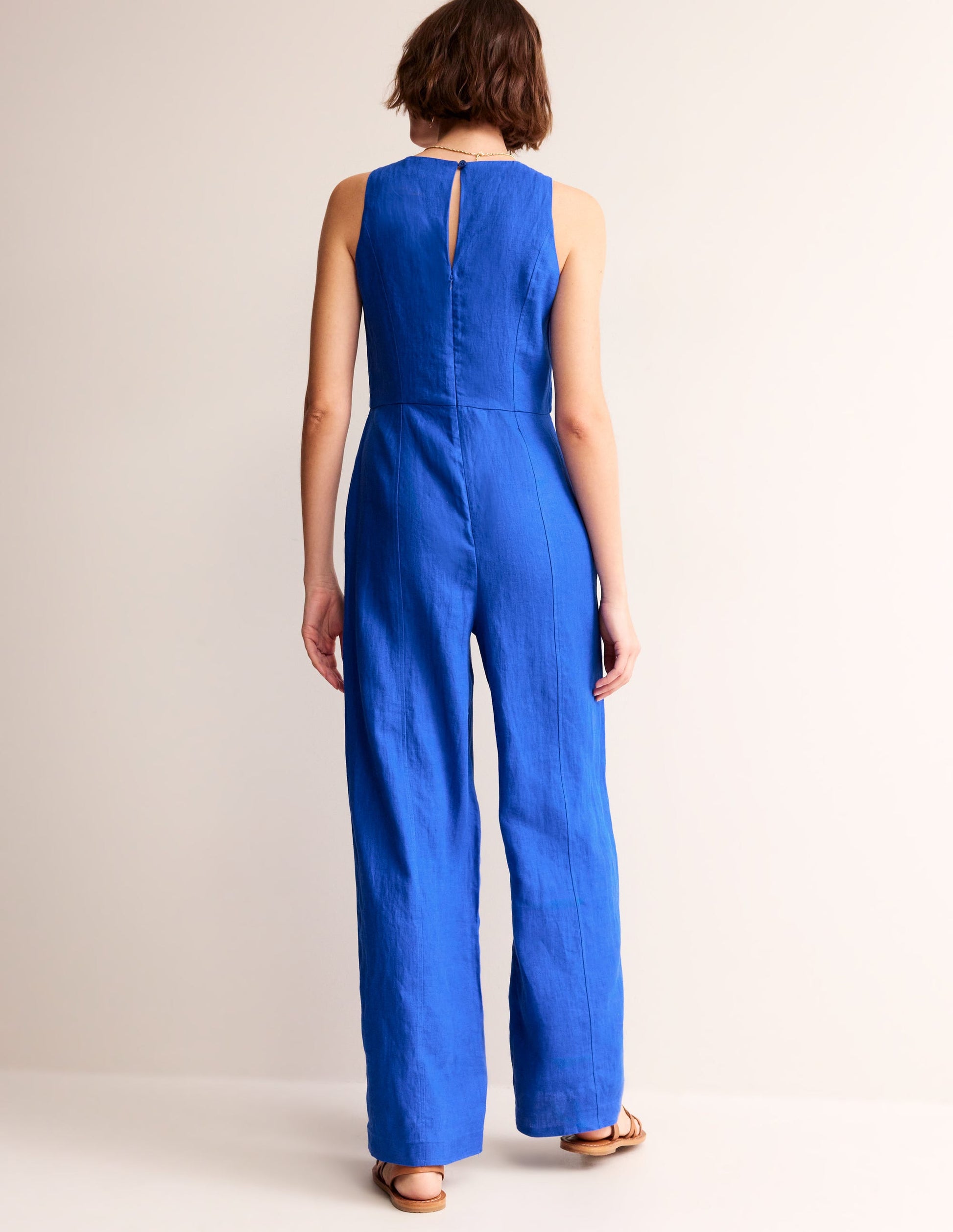 Carla Linen Jumpsuit-Surf The Web-3