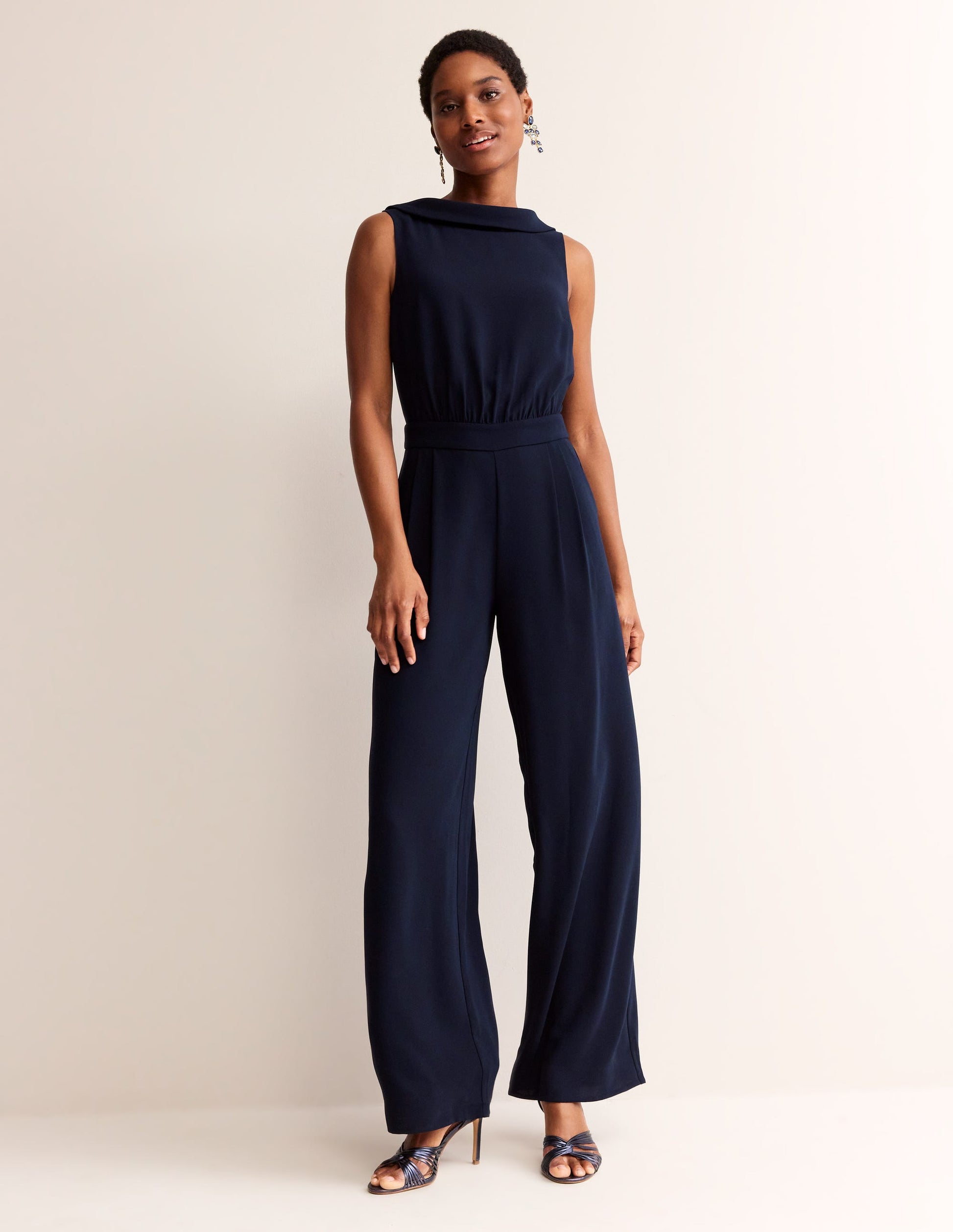 Clarissa Jumpsuit-Navy-1