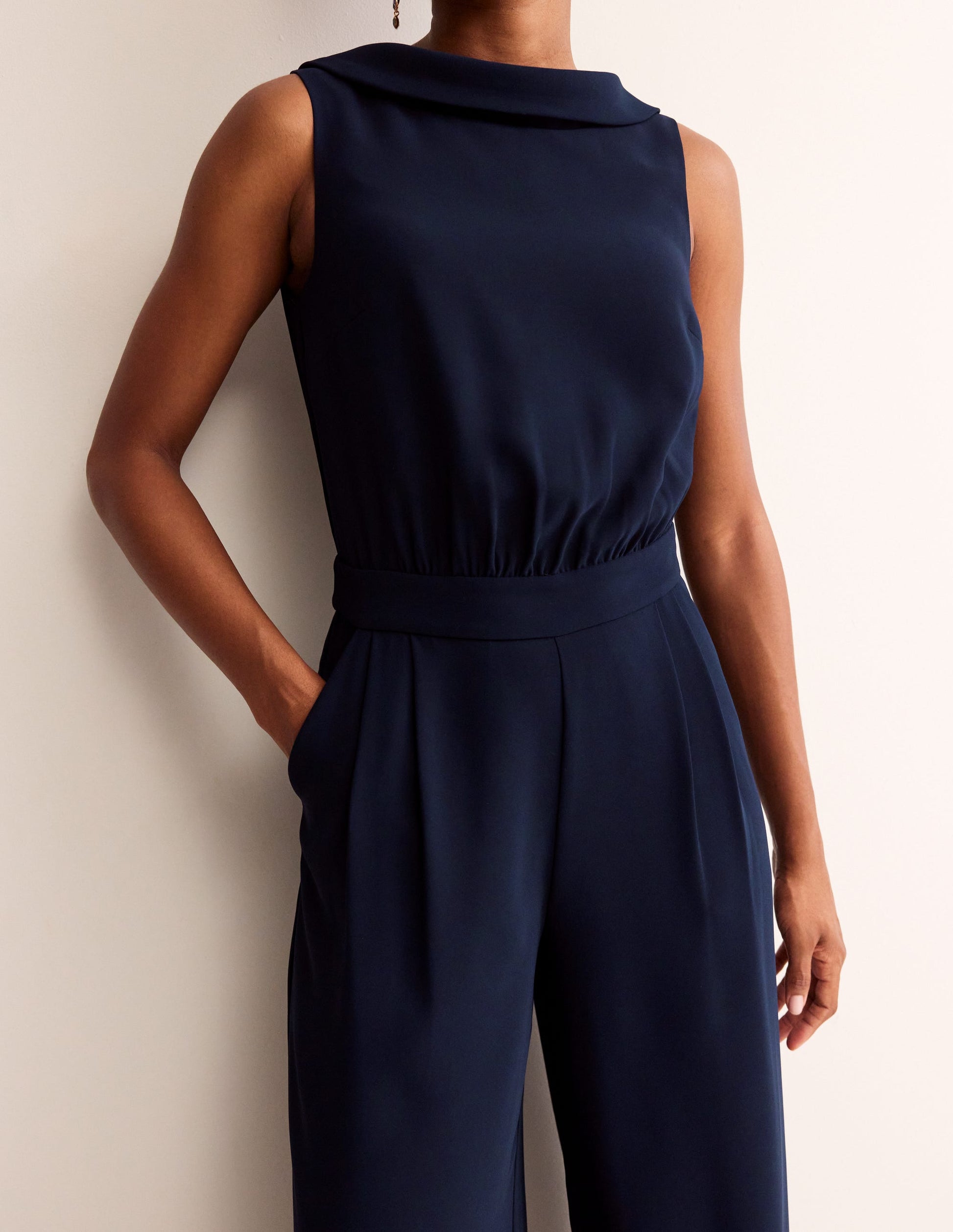Clarissa Jumpsuit-Navy-2
