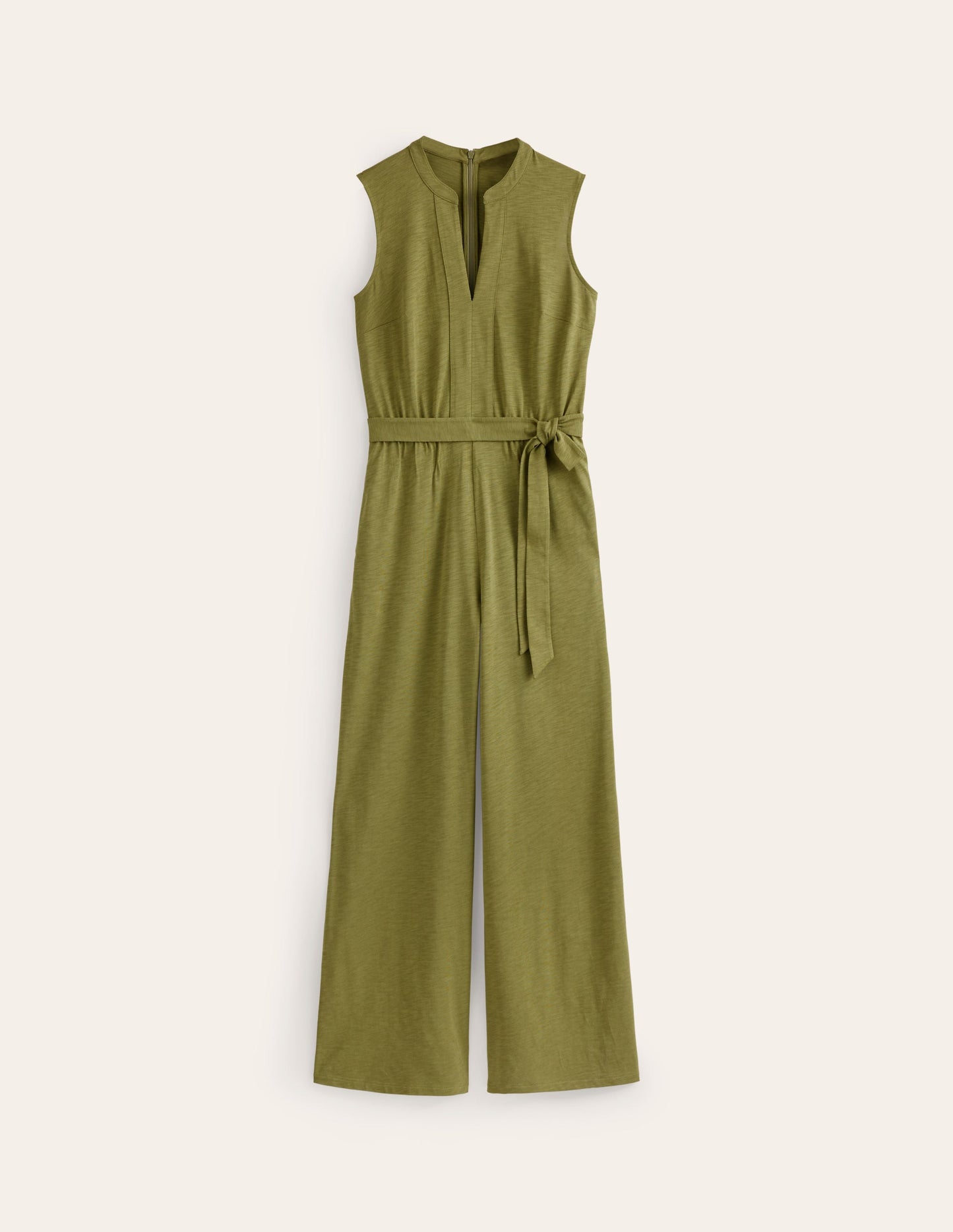 Naomi Notch Jersey Jumpsuit-Mayfly