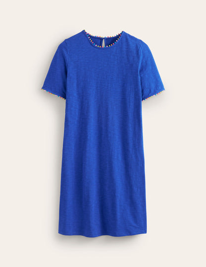 Ali Pom Sleeve Dress-Surf the Web-5