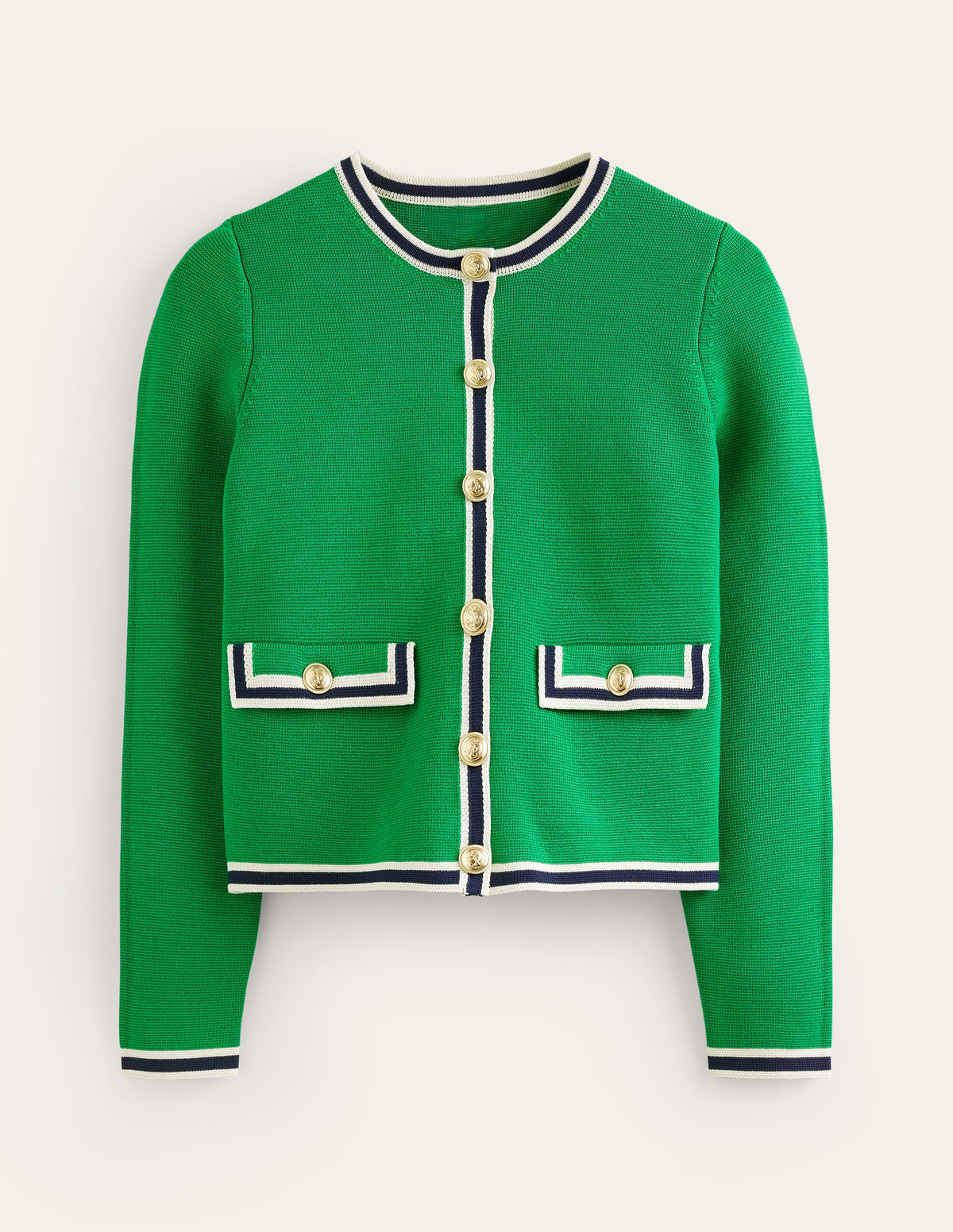Holly Knitted Jacket-Rich Emerald Green - Image 5