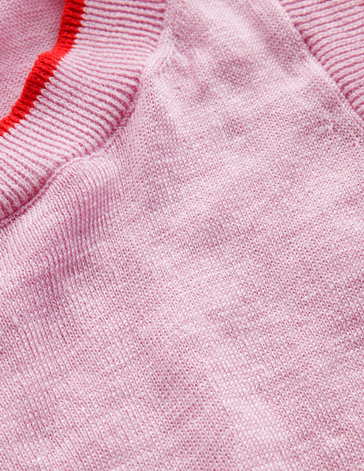 Maggie Linen Vest-Soft Peony Pink - Image 7