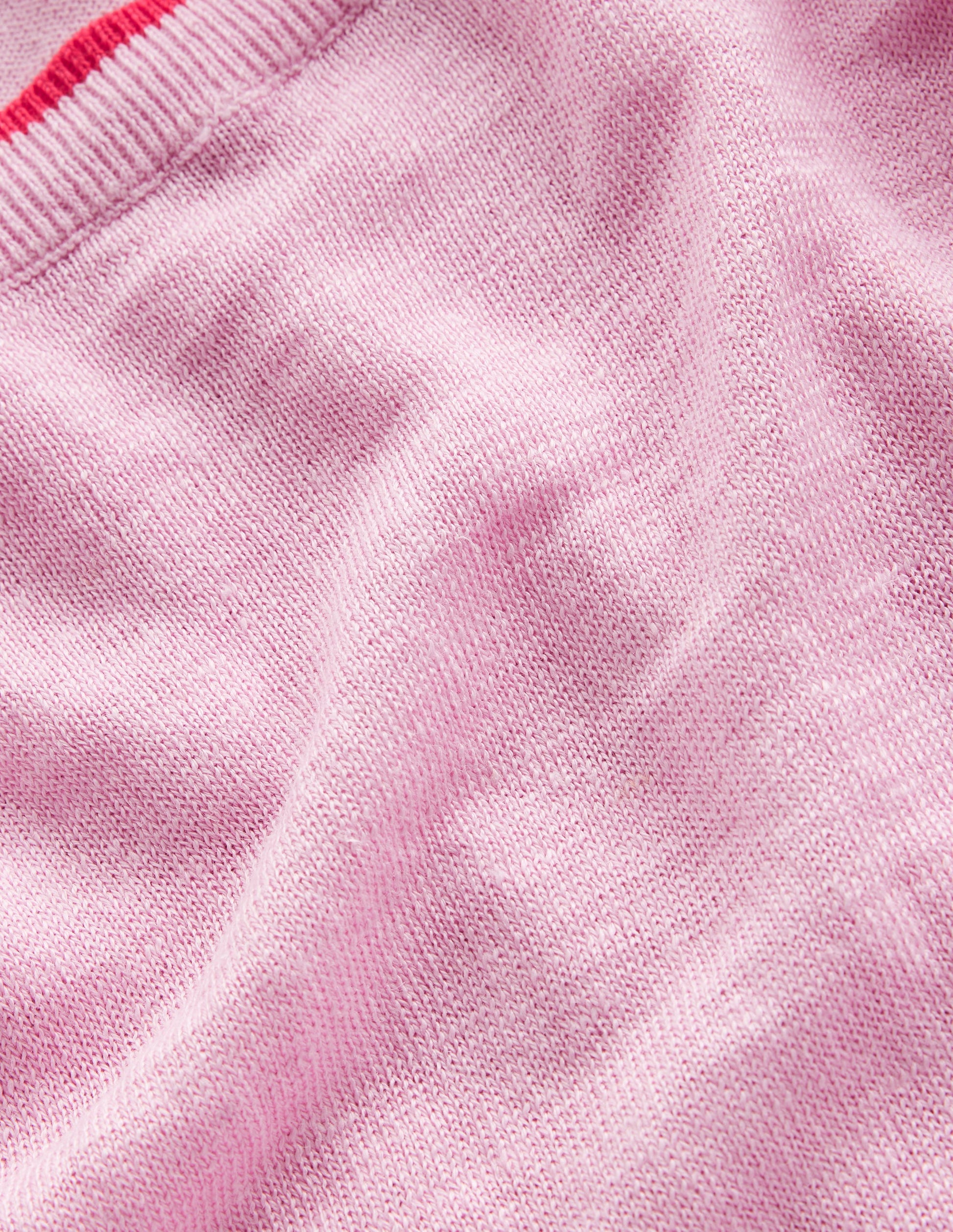 Maggie Boat Neck Linen T-Shirt-Soft Peony Pink-6