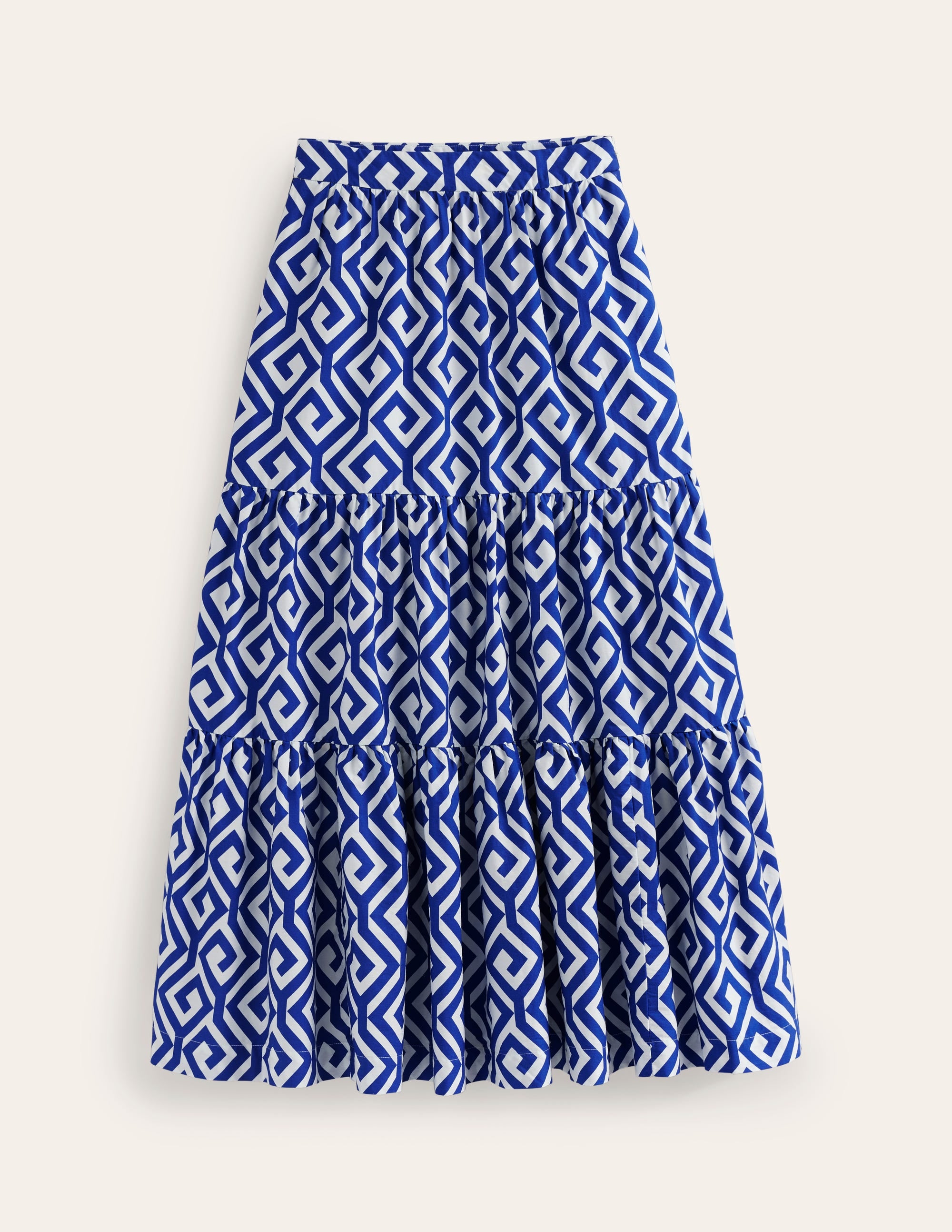 Lorna Tiered Maxi Skirt-Surf the web, Maze - Image 6
