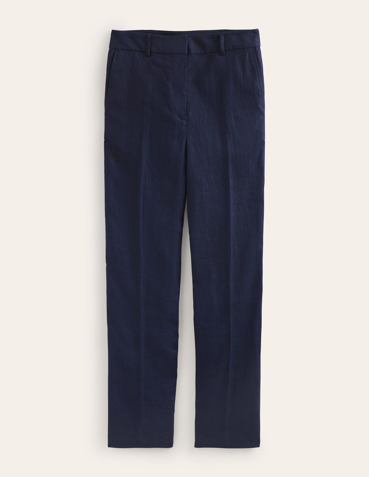 Kew Linen Pants-Navy