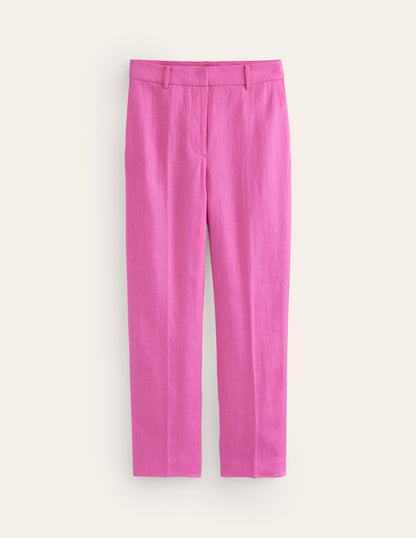 Kew Linen Pants-Sangria Sunset