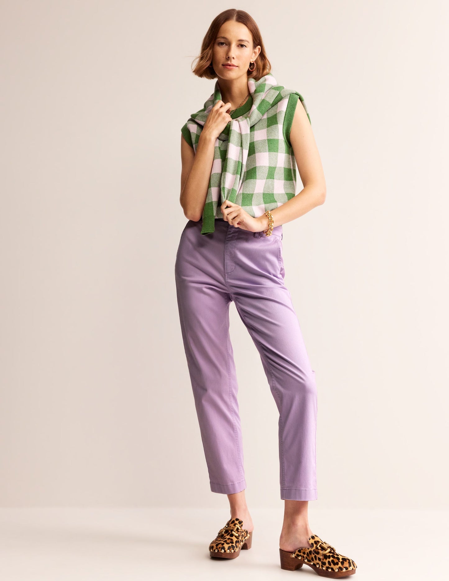 Barnsbury Chino Pants-Orchid Bloom