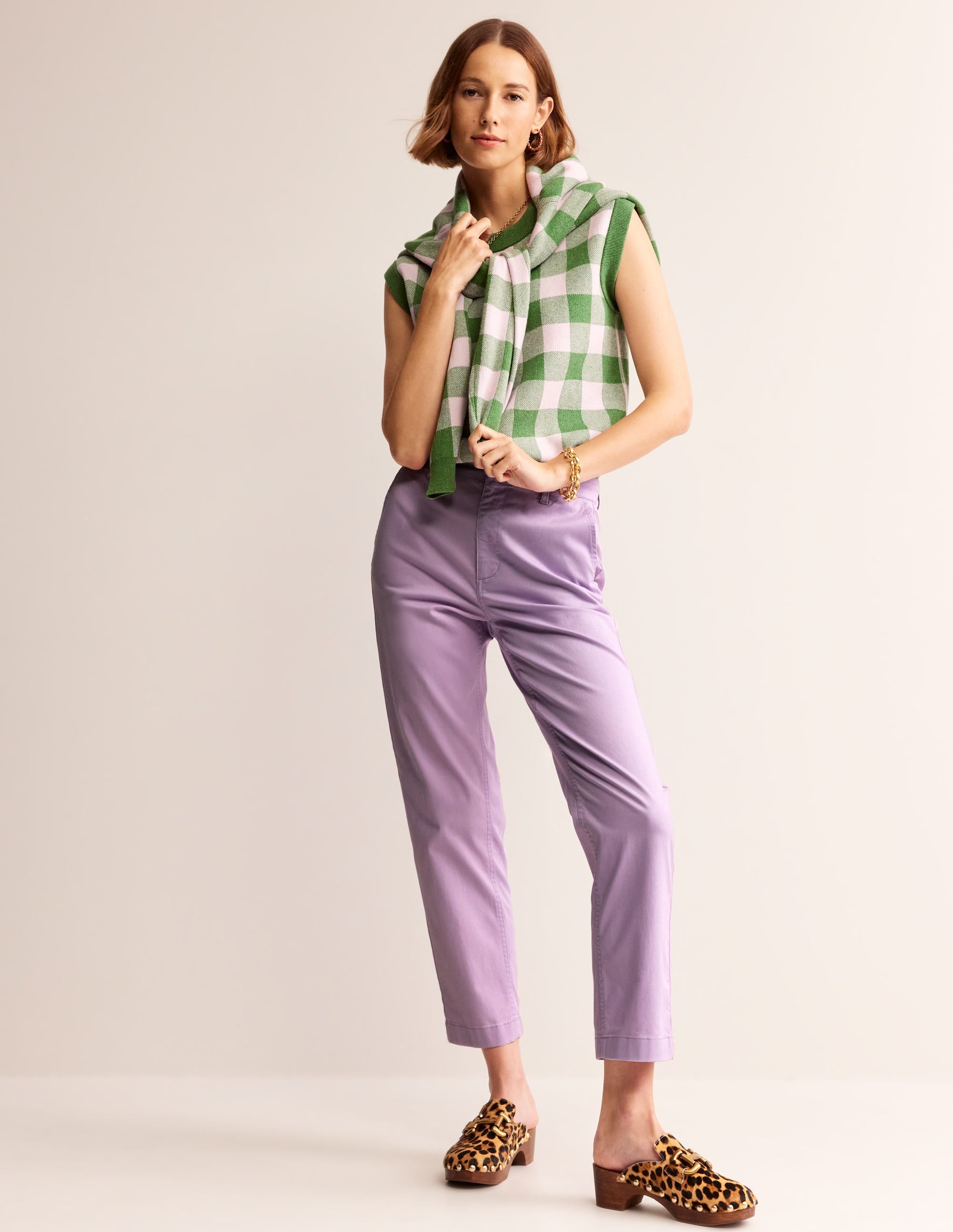 Barnsbury Chino Pants-Orchid Bloom - Image 1