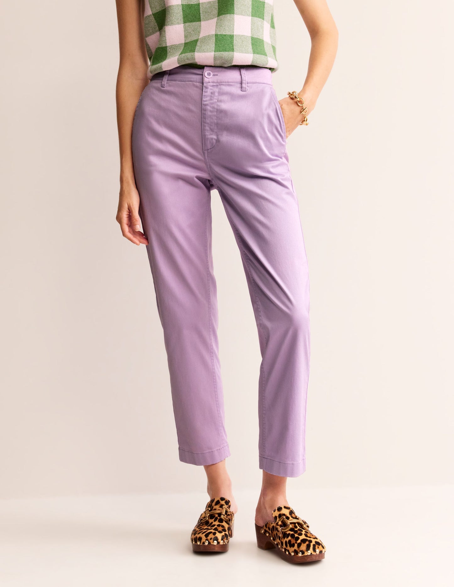 Barnsbury Chino Pants-Orchid Bloom