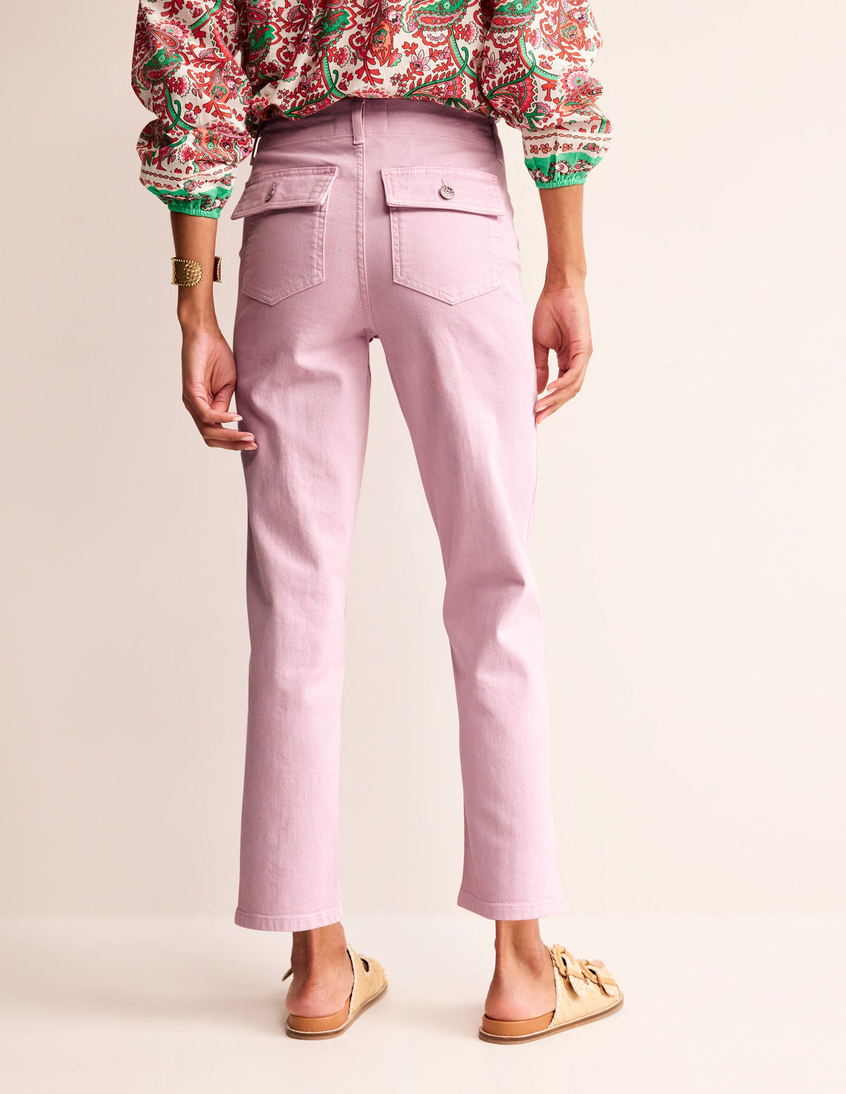 Kensington Casual Pants-Sweet Lilac - Image 3