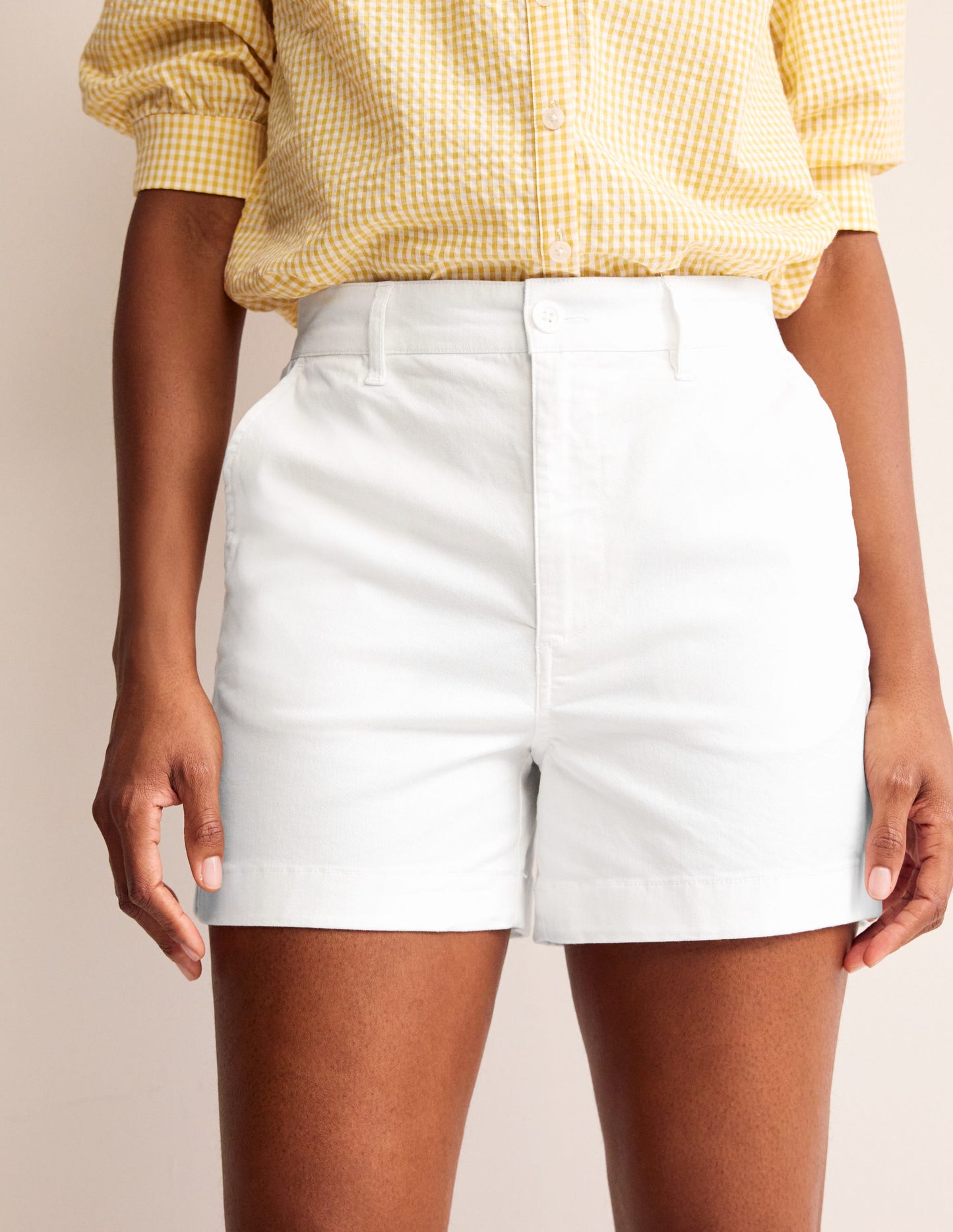 Barnsbury Chino Shorts-White